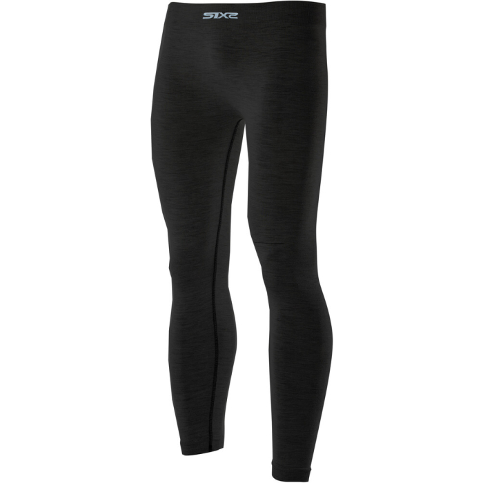 SIXS Merino Wool Leggings Black