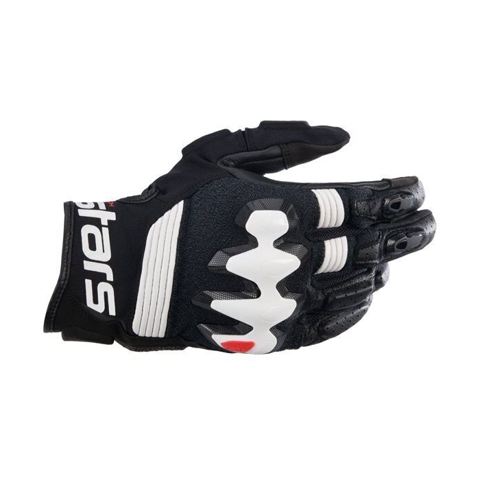 Alpinestars Halo Leather Gloves Black White 12