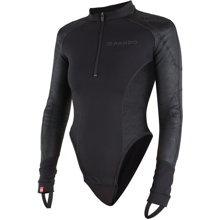 Pando Moto Shell Women Armored Motorcycle Baselayer / Body Black