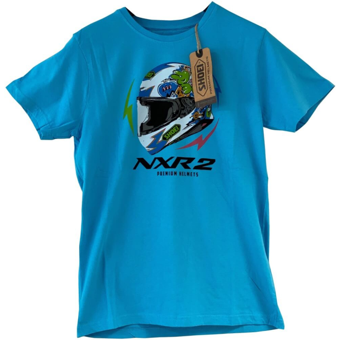 Shoei T-Shirt NXR2 MURAL BLUE - MAN NXR2 Mural Blue Man