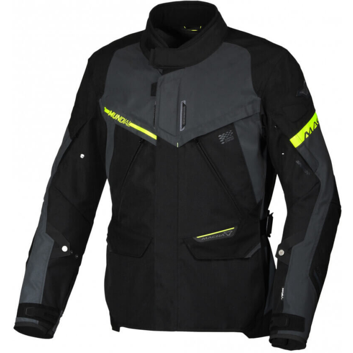 Macna Mundial Night Eye Waterproof Jacket Grey/Yellow