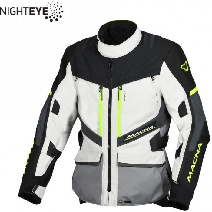 Macna Domane Waterproof Jacket Grey/Yellow