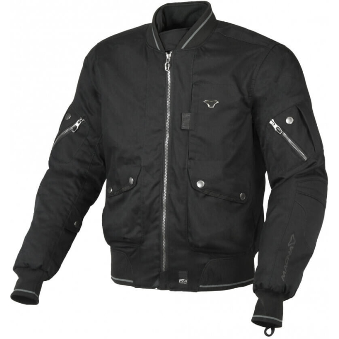 Macna Bastic Bomber Jacket Flat Black