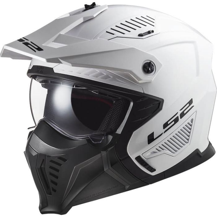 LS2 OF606 Drifter Solid White 06