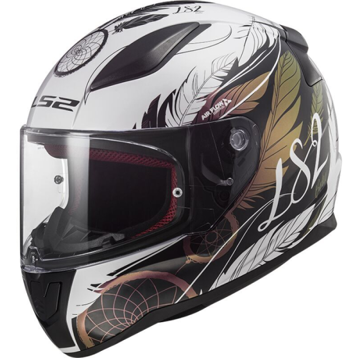 LS2 FF353 Rapid II Boho White Black Pink