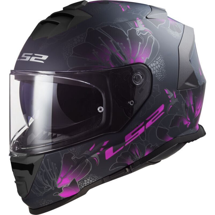 LS2 FF800 Storm II Burst Matt Black Pink