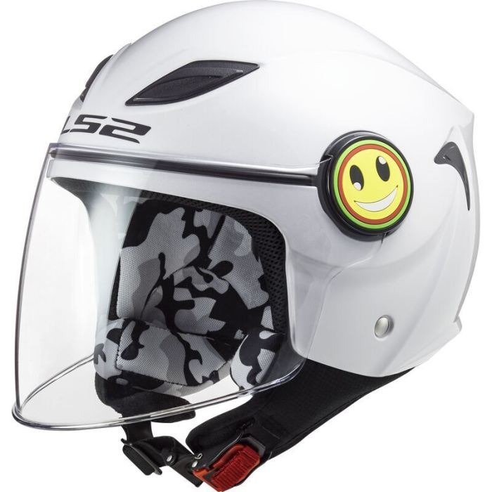 LS2 OF602J Funny Gloss White