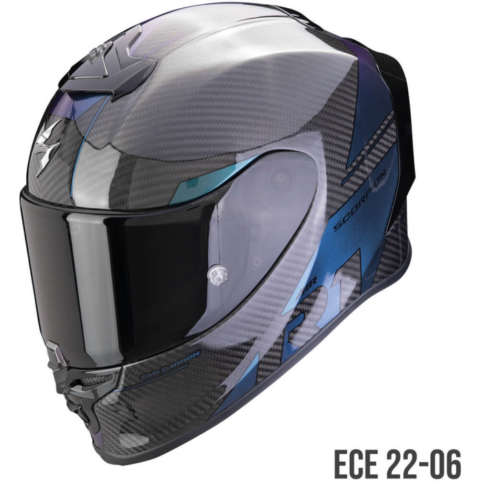 Scorpion EXO-R1 EVO AIR Carbon Rally Black/Chameleon