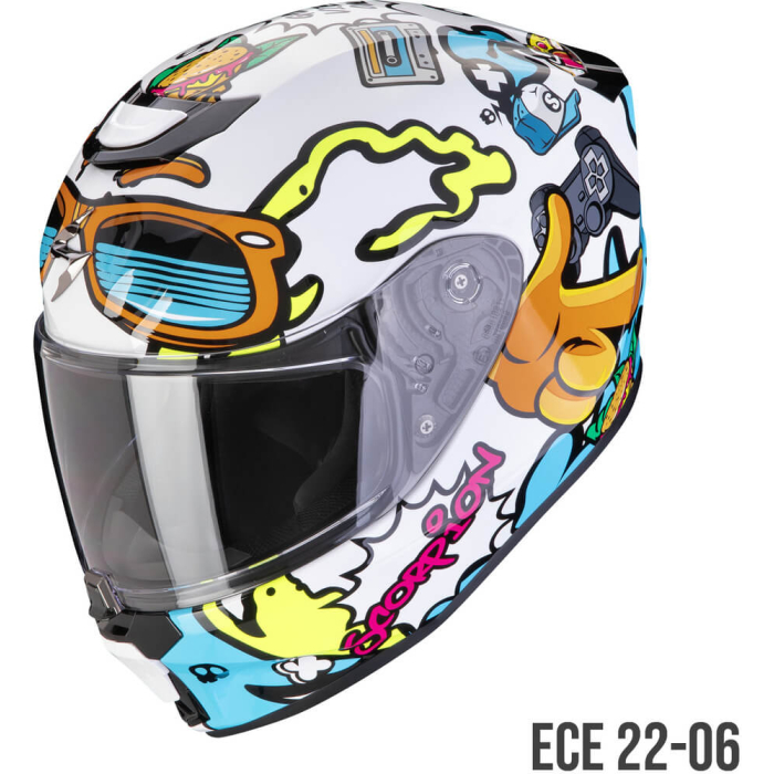 Scorpion EXO-JNR Fun White/Blue