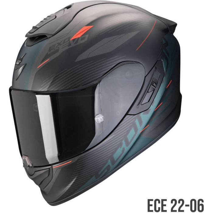 Scorpion EXO-1400 EVO 2 AIR Luma Matt Black/Green