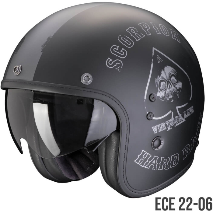 Scorpion Belfast EVO Spade Matt Black/Silver