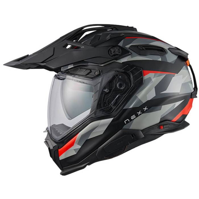 NEXX X.WED3 Trailmania Grey/Red Mat