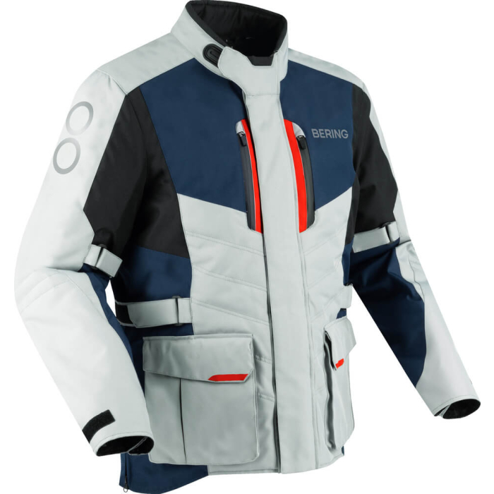 Bering Siberia Jacket Grey/Blue/Red