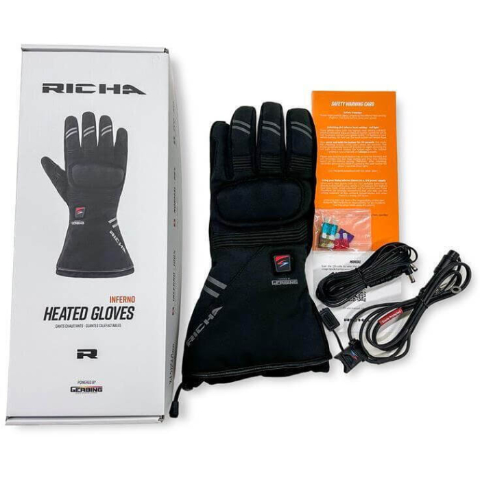 Richa Inferno Heated Gloves Black 100