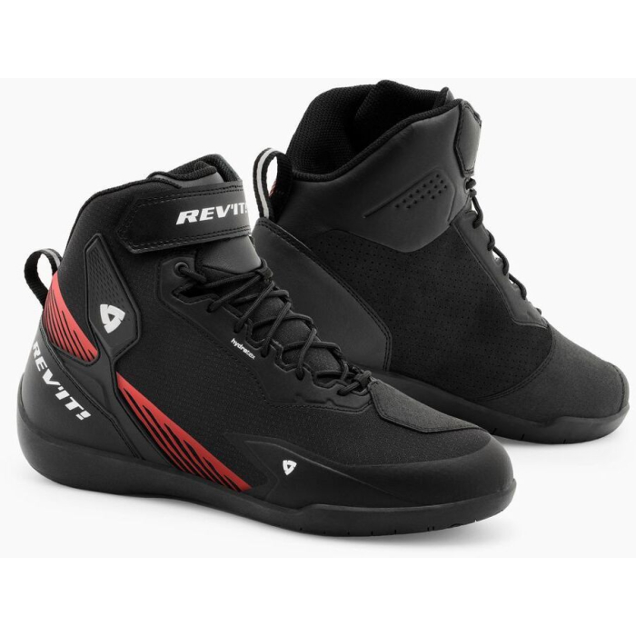 REV'IT G-Force 2 H2O Shoes Black/Neon Red