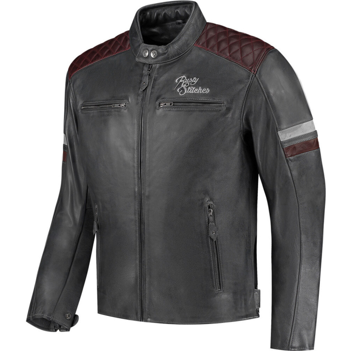 Rusty Stitches Jari Hooded V2 Grey/Maroon 963