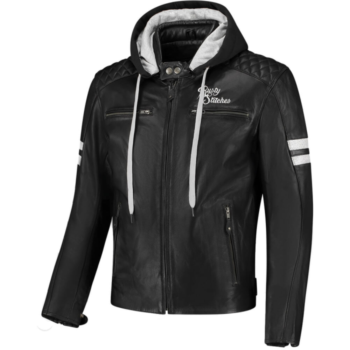 Rusty Stitches Super Jari Hooded V2 Black/White 104