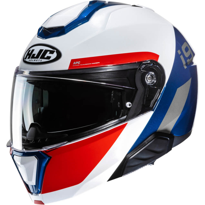 HJC i91 Bina White/Blue