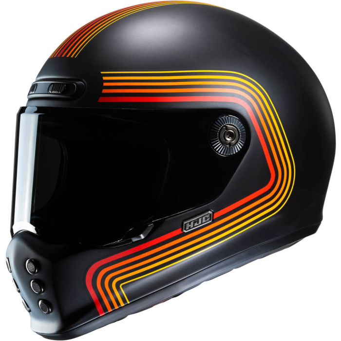 HJC V10 Foni Black/Red