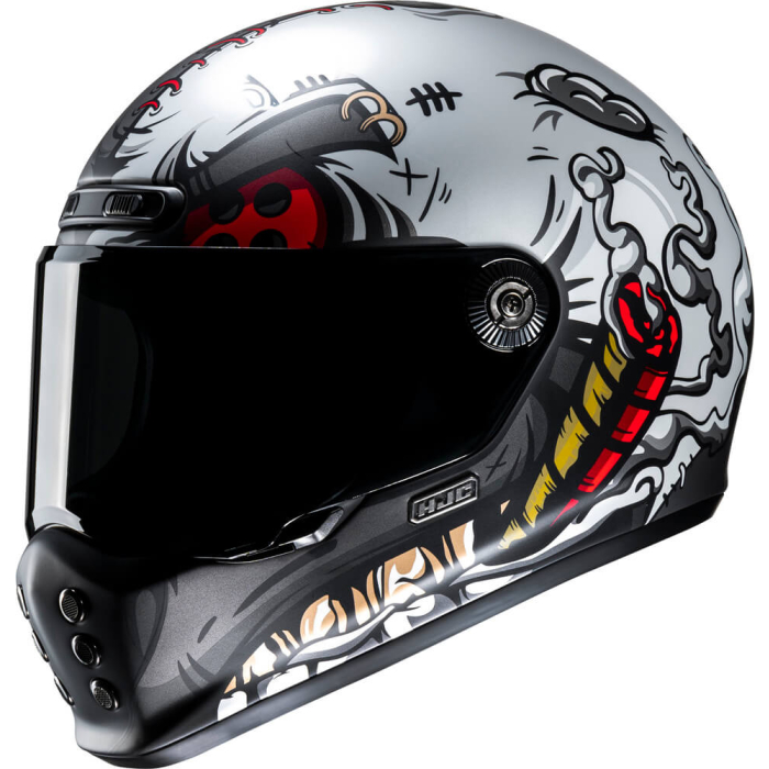 HJC V10 Vatt White/Grey