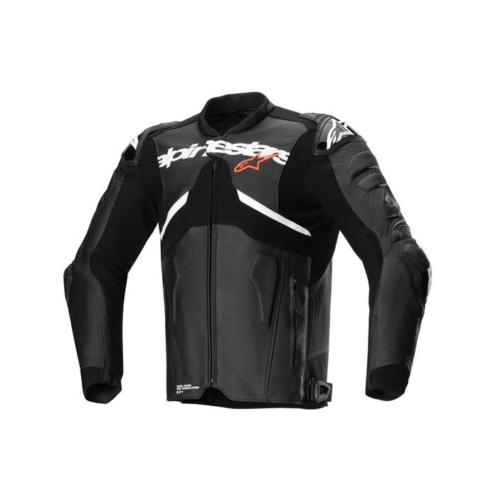 Alpinestars Atem V5 Leather Jacket Black White 12