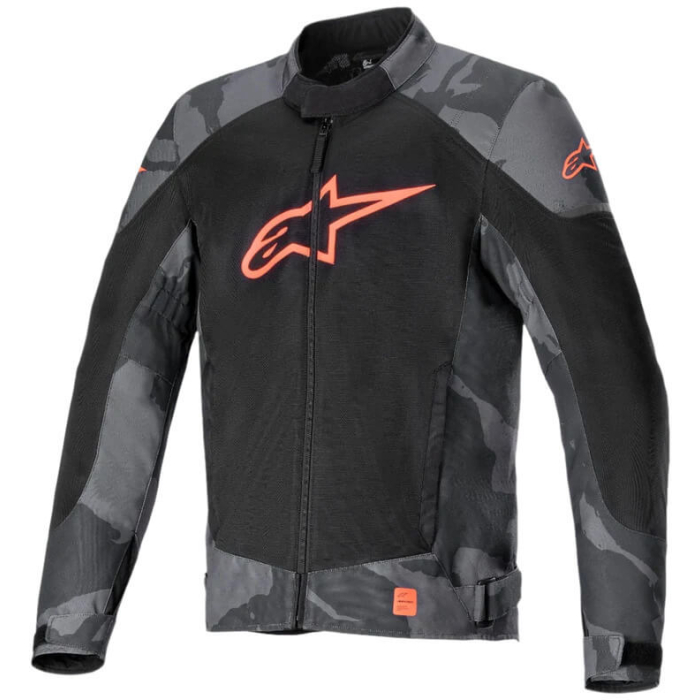 Alpinestars T-SP X Superair Jacket Gray Camo Red Fluo 9133