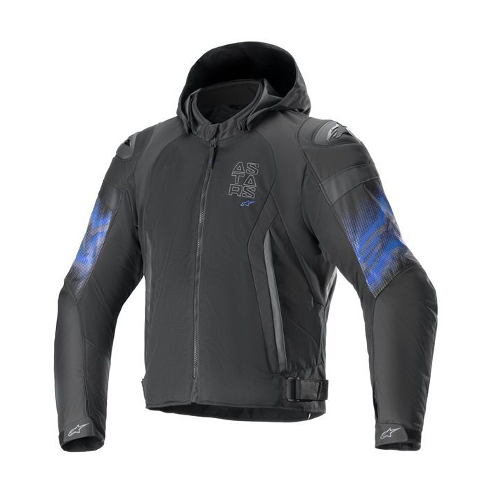 Alpinestars Zaca Air Venom Waterproof Jacket Black Electric Blue 173