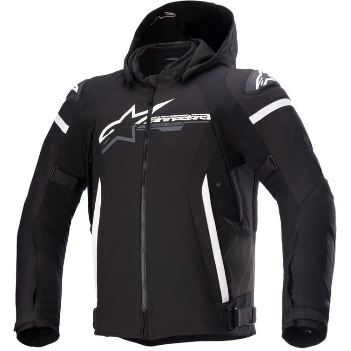 Alpinestars Zaca Waterproof Jacket Black White 12
