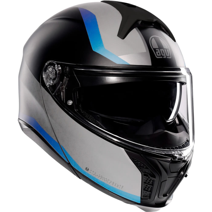AGV Tourmodular Stray Matt Black/Grey/Blue 103