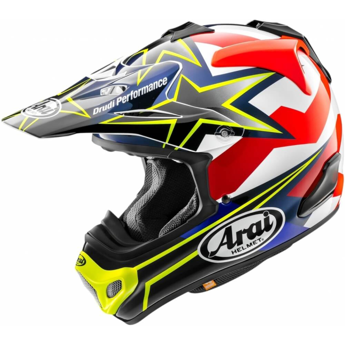 Arai MX-V EVO Stars & Stripes Fluor Yellow