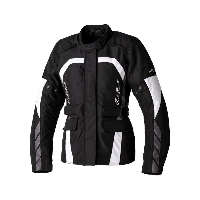 RST RST Ladies Alpha 5 CE Textile Jacket Black/White