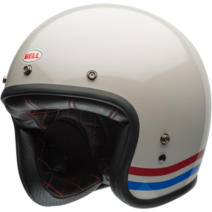 BELL Custom 500 06 Stripes Pearl
