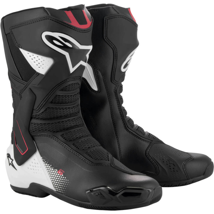 Alpinestars SMX-6 V3 Boots Black/White/Red Graphic 1406