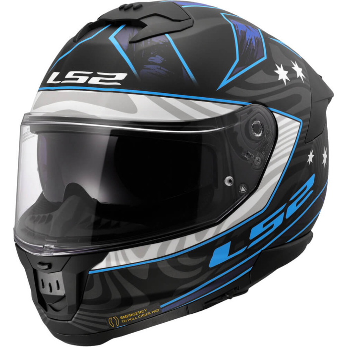 LS2 FF808 Stream II Galdam Black Blue