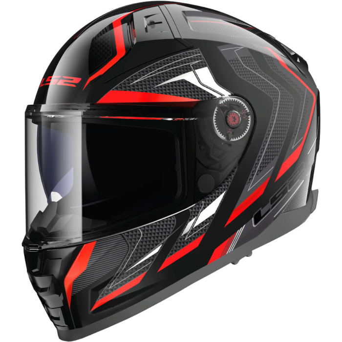 LS2 FF811 Vector II Alizer Black Red