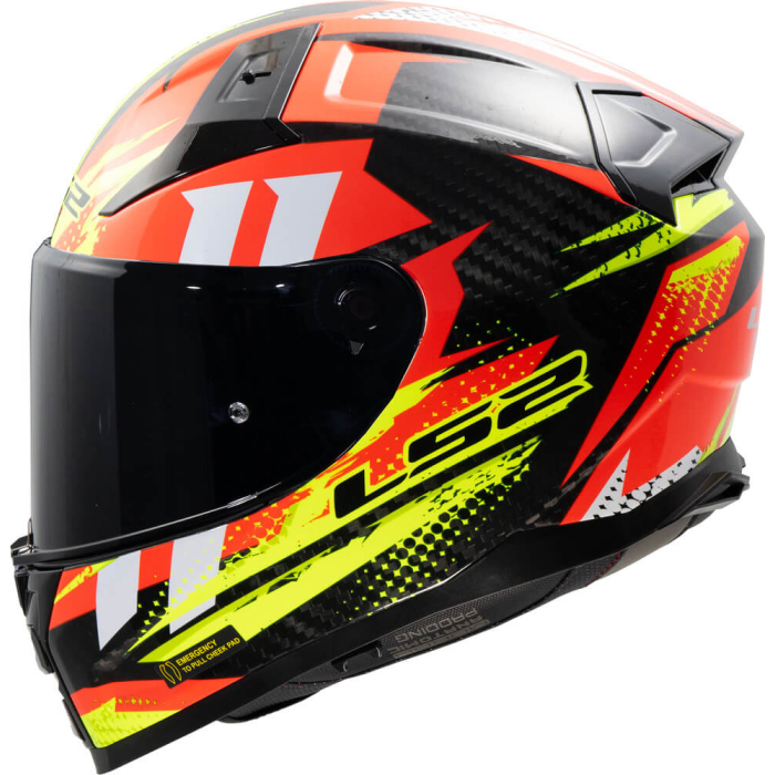 LS2 FF811 Vector II Carbon Tantic Red H-V Yellow