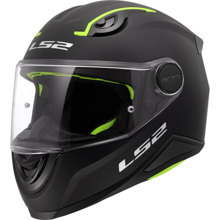 LS2 FF812 Kinderhelm Solid Matt Black