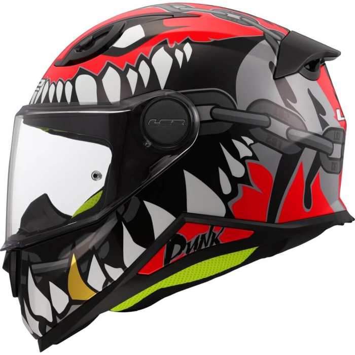 LS2 FF812 Kinderhelm Punk Grey Red