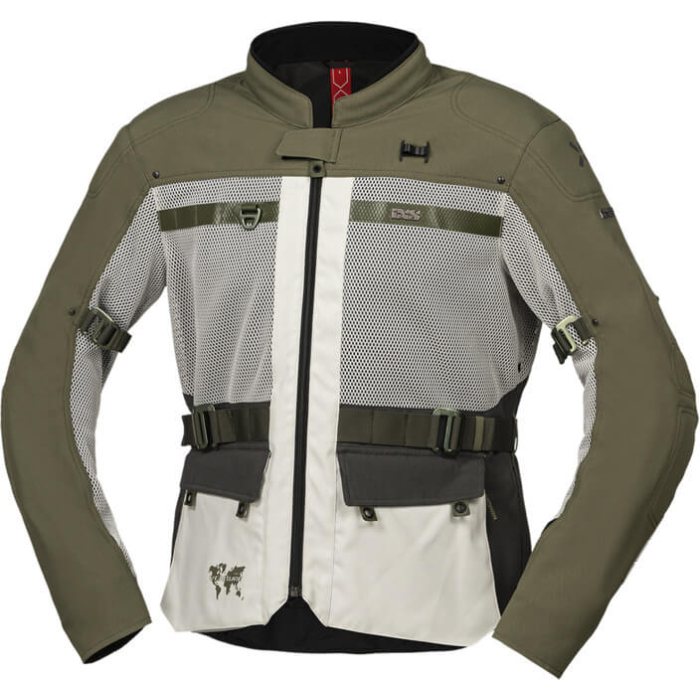 iXS Venture-BigAir 1.0 Jacket Light Gray/Green