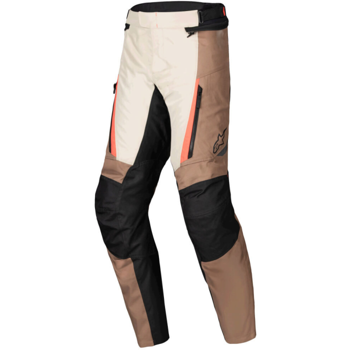 Alpinestars ST-1 Waterproof Trousers Dark Khaki/Sand/Black/Red Fluo 866