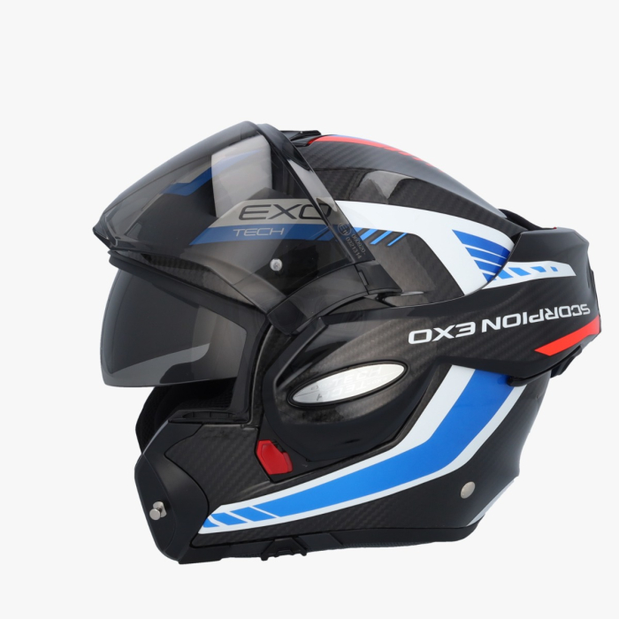 Scorpion EXO-Tech EVO Carbon Cosy Black/Blue/Red