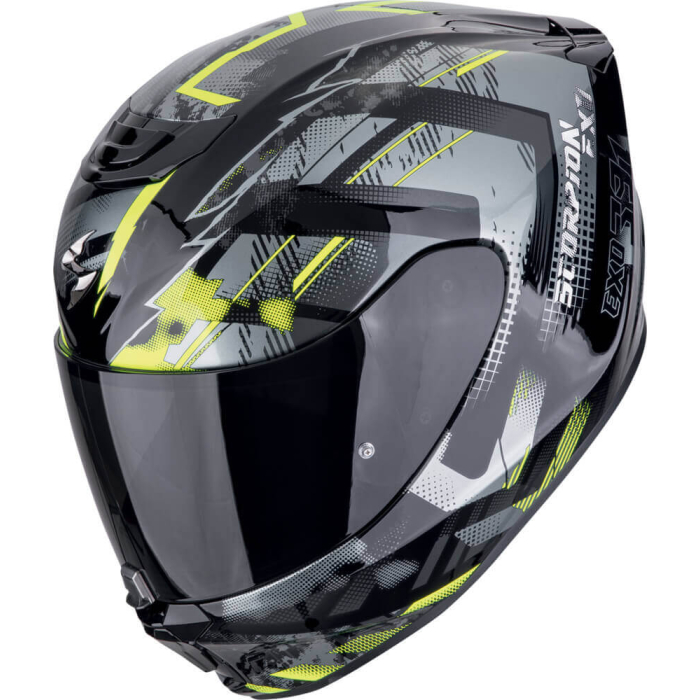 Scorpion EXO-391 Clutter Black/Neon Yellow