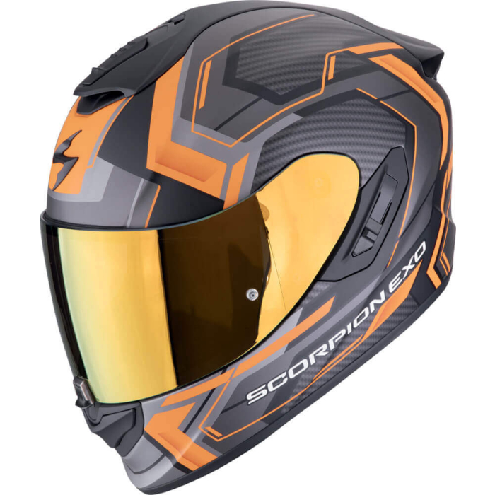 Scorpion EXO-1400 EVO 2 AIR Linart Matt Black/Orange