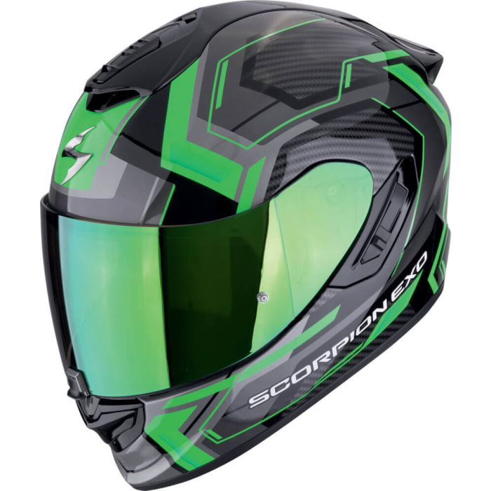 Scorpion EXO-1400 EVO 2 AIR Linart Black/Green