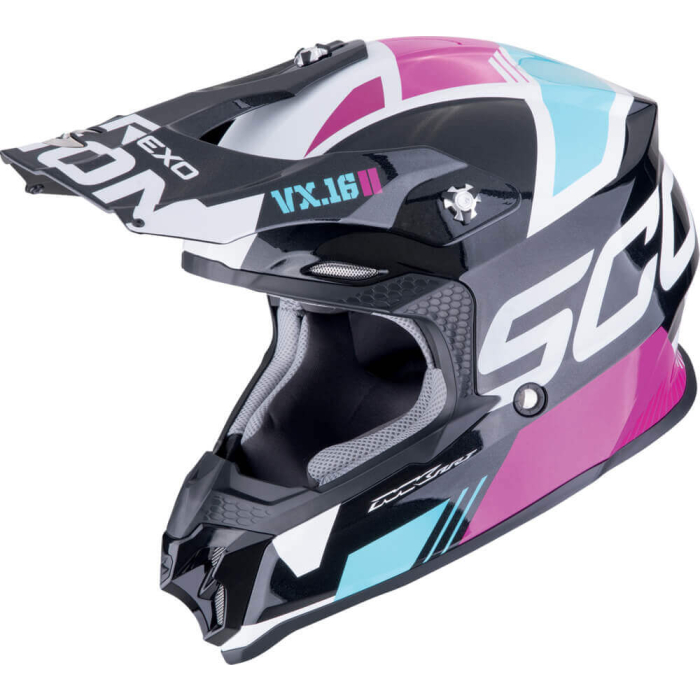 Scorpion VX-16 EVO AIR Analog Metal Black/Blue/Pink