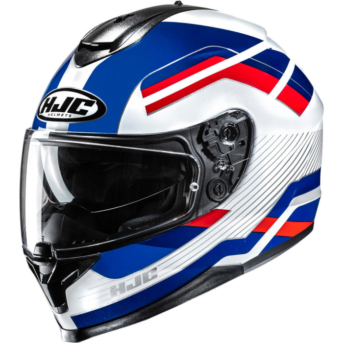 HJC C70N Belis White/Blue 253