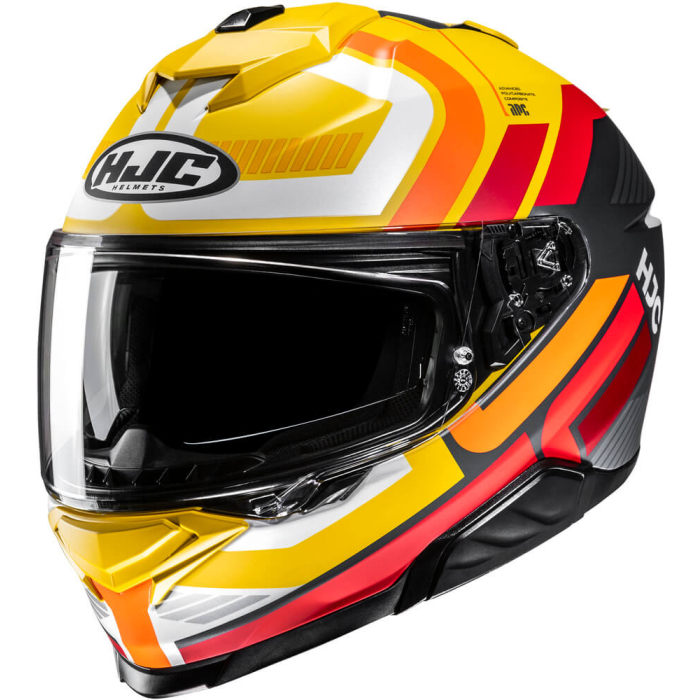 HJC i71 Viz Yellow/Red 738