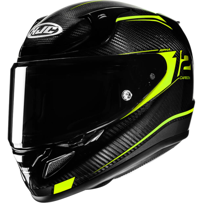 HJC RPHA 12 Carbon Keres Black/Yellow 870