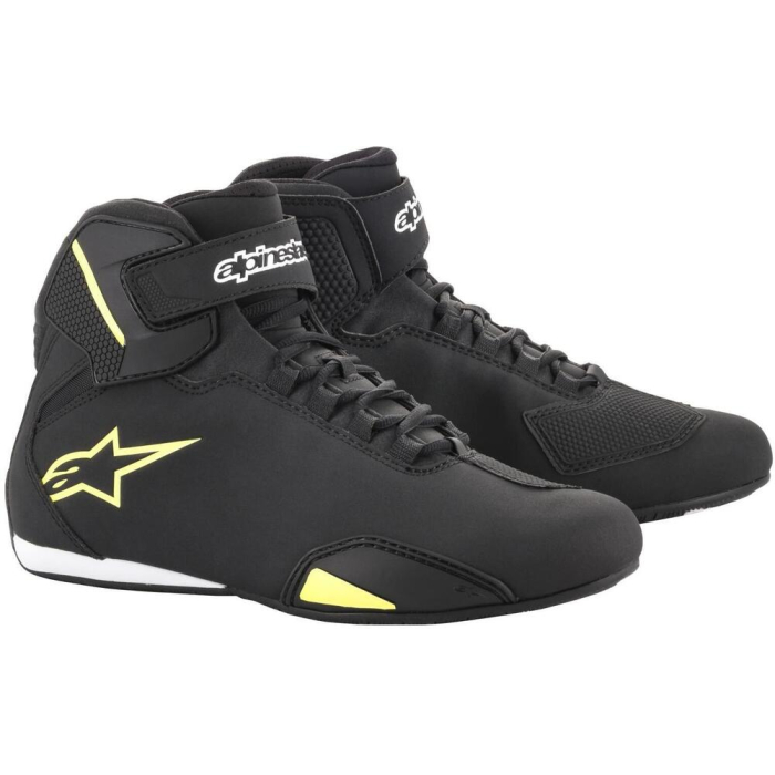 Alpinestars Sektor Shoe Shoes Black/Yellow Fluo 155