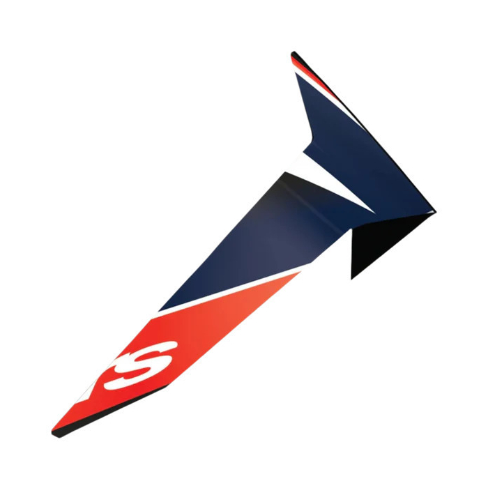 Alpinestars S-R10 Team Standard Spoiler Black Carb Red Fluo Dark Blue Matt